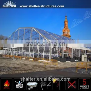 Customized-made Transparent PVC Polygon Tent for Wedding Church thumbnail-1