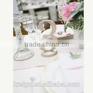 2016 New Design Stainless Steel Number Signs,table Decoration Letter for Wedding Reception thumbnail-6