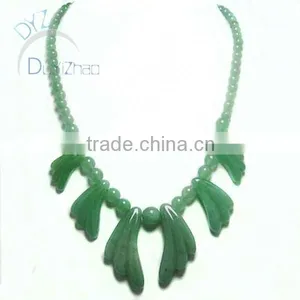 Wholesale Green Aventurine Bead and Pendent Necklace thumbnail-1