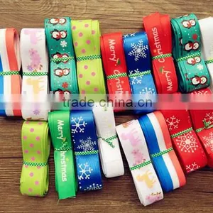Decorative Custom Inch Grosgrain Printed Ribbon for Company Logo thumbnail-2