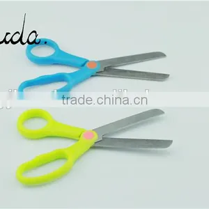 5" Stationery Stainless Steel Student Scissors With Ruler Blade BD-S1620 thumbnail-1