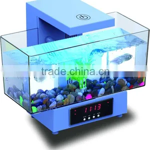 Multi-functional USB Fish Tank Desktop Aquarium With FM Radio thumbnail-1