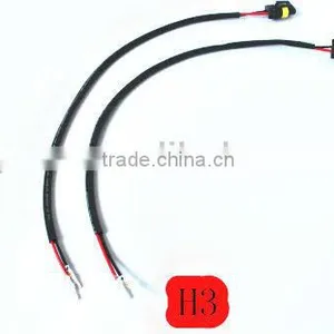 Any Length 50cm/60cm/70cm/100cm PVC Pipe H3 Car Headlight Wire Harness Germany Auto Parts Importers thumbnail-1