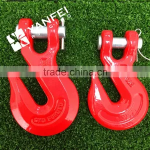 G70 Alloy Steel Clevis Hook With Safety Latch thumbnail-3