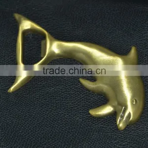 Custom Gold Bottle Opener Keychain/dolphin Bottle Opener/ Bottle Opener Keychain thumbnail-2