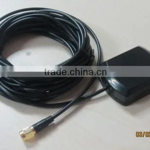 ISO9001:2008 29dBi Antenna Outdoor 1575.42mhz For Android External Antenna GPS USB Android With 174 Cable SMA/MCX/Fakra/F Male thumbnail-1