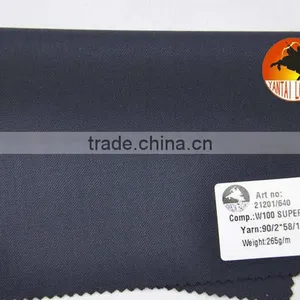 SUPER 120'S Worsted Wool Suiting Fabric thumbnail-1