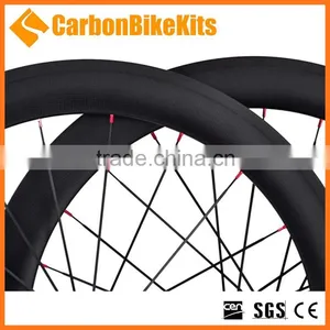 Toray T700 CW60C 60mm Clincher Full Carbon Fiber Wheels Bike Road 700c thumbnail-6