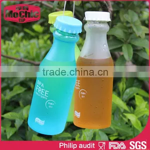 Mochic 500ML Outdoor Frosting Plastic Water Bottle / OEM Travel Bottle thumbnail-1