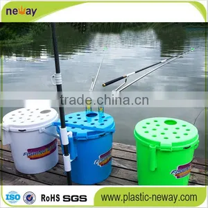 Cheap Colorful Multi-function Plastic Fishing Bucket thumbnail-5