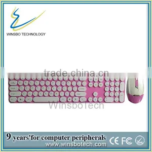 Newest 2.4G Mini Wireless Keyboard and Mouse for Ipad/ Cheap Wireless Keyboard and Mouse thumbnail-3