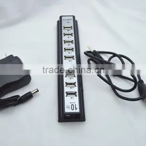 ABS Material 10-Port USB 2.0 Charger Hub thumbnail-2