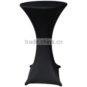 24"*42" Round Spandex Lycra Stretch Cocktail Table Cover thumbnail-1