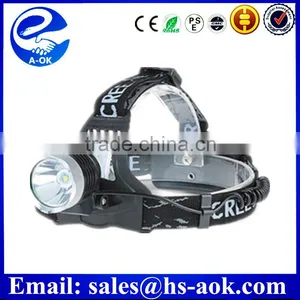 A-OK Hot Sell 10W 3000lumens CR EE XM-L2 T6 Waterproof Led Head Lamp, High Power Rechargeable Headlight thumbnail-1