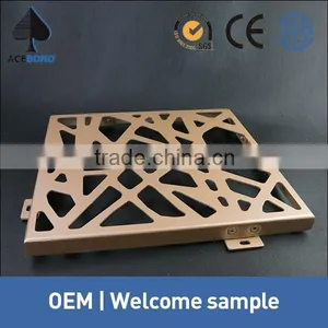 Solid Aluminum Curtain Wall for Iron and Rod Building Constructions thumbnail-3