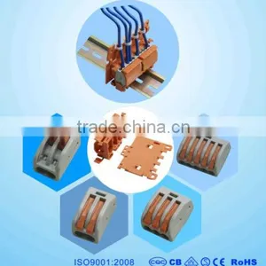 China Factory Supplying Equivalent Wago 222 Series Cable Terminal Block CE/CB/Rohs Approved thumbnail-1