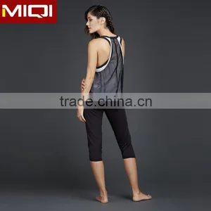 Professional Yoga Clothing Women Fancy Yoga Capri Mesh Leggings thumbnail-2
