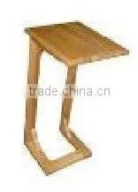 Solid Oak Sofa Mate Table thumbnail-1