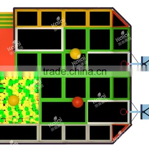 Trampoline for Trampoline Park With Basketball Hoop thumbnail-2