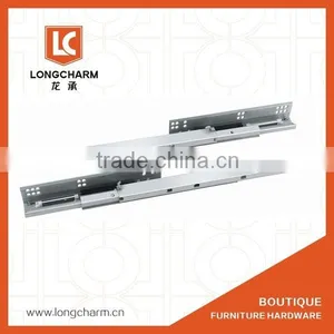 30kgs Undermount Push-open&soft Closing Drawer Slide With Alloy Handle thumbnail-6