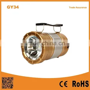 GY34 Portable Led Rechargeable Solar Powered Camping Lanterns Tent Lamps With Mobile Phone Charger thumbnail-1