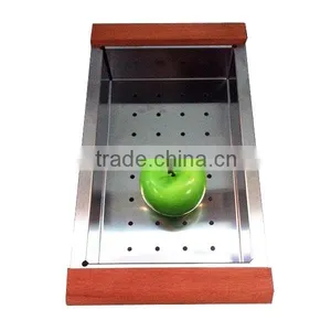 High Quality Stainless Steel Colander For Handmade Stainless Kitchen Sink thumbnail-2