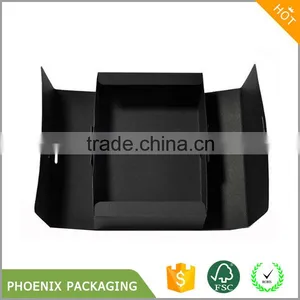 Black Paperboard Gift Packaging Box thumbnail-4