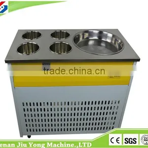 New Style Low Cost Single Flat Pan Fried Ice Cream Machine thumbnail-3