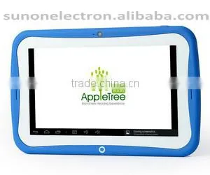 7 Inch RK3126 Quad Core Rubber Cover Tablet pc for Kids thumbnail-1