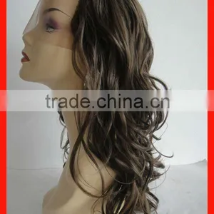 Jerry Curl Hair Wig Silk Top Full Lace Wigs Accept Samll Order thumbnail-1