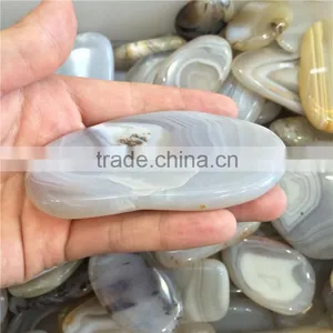 Natural White Agate Slices Wholesale With Irregular Shapes thumbnail-4