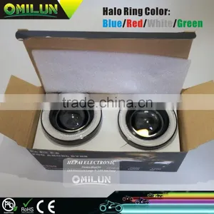 New Design Universal 3inch 76mm 30W LED Fog Angel Eyes Light With Optical Glass Lens for Most of Cars thumbnail-2