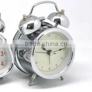 Custom Design Metal Table Alarm Clock For Promotion Gifts thumbnail-4