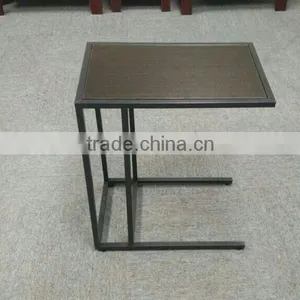 Melamine Veneer and Steel Frame Laptop Desk thumbnail-3