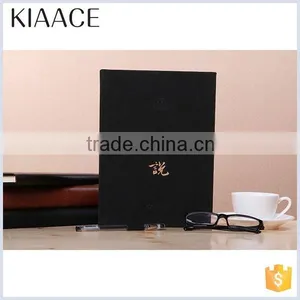 Black Color Leather Paper Creative Covers for Notebook thumbnail-1