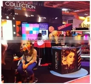 Hot Sale Curve Promotion Exhibition Display Booth for Shop thumbnail-1