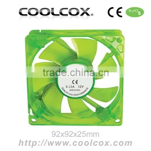 92x92x25mm PC Case Cooling Fan,9225 UV LED Axial Fan,DC 12V,Sleeve or Ball Bearing,Exhaust Lighting Fan thumbnail-4