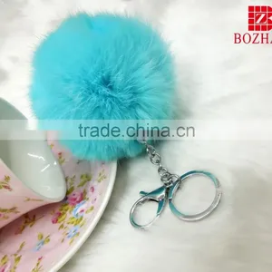 Cute Pom Pom Handbag Accessories Key Holder for Gift thumbnail-1