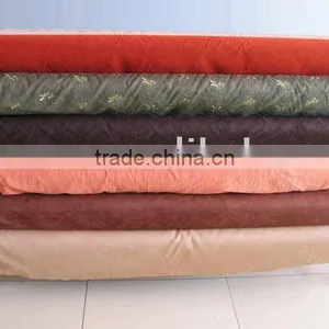 Weft Suede Fabric/ Sofa Fabric/ Polyester Suede Fabric thumbnail-1