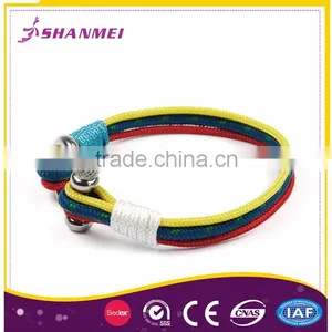 Strict Time Control Manufacturer Different Color Custom Rope Bracelet thumbnail-1
