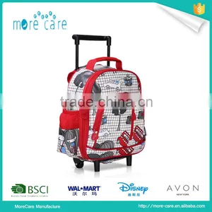 Cute Polyester Full Printing Kids Travel Trolley School Bag thumbnail-1