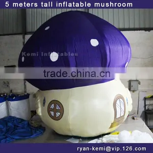 5m High Giant Large Inflatable Mushroom Replica Mushroom Inflatable thumbnail-2