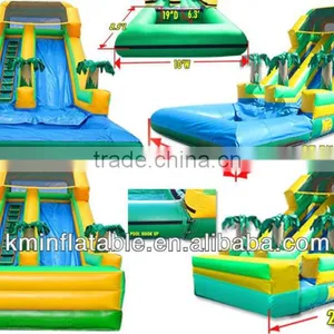 Jungle Inflatable Water Slide With Detachable Pool thumbnail-1