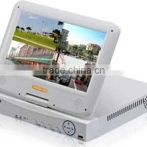 Hot Selling for 4CH AHD (AHD/DVR/NVR/HVR) LCD DVR 10.1 Inch LCD H.264 Network DVR HK-AHD1004M thumbnail-2