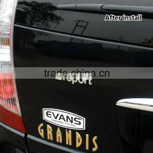 Decoration Chrome Car Body Stickers Motor Sport Sign Letters thumbnail-4