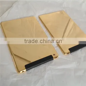 Factory,high Quality New Unique Design for Ipad 3 24k Gold Housing Back Cover Mirror Finish thumbnail-1