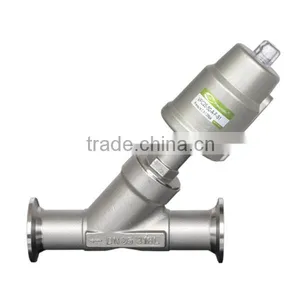 2 Way Full Stainless Steel Angle Seat Valve With Pneumatic Actuator thumbnail-2