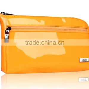 BUBM Design With Shenzhen PU Material Yellow Cosmetic Handbag For Wholesale thumbnail-3