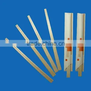 Disposable Birch Chopsticks With Paper Wrapped thumbnail-3