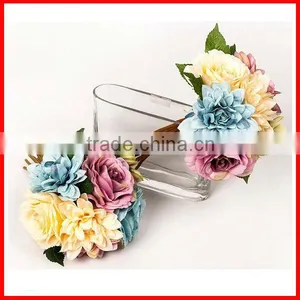 Real Touch Artificial Flower Bouquet/wedding Bouquet Wholesale Artificial Flower thumbnail-1
